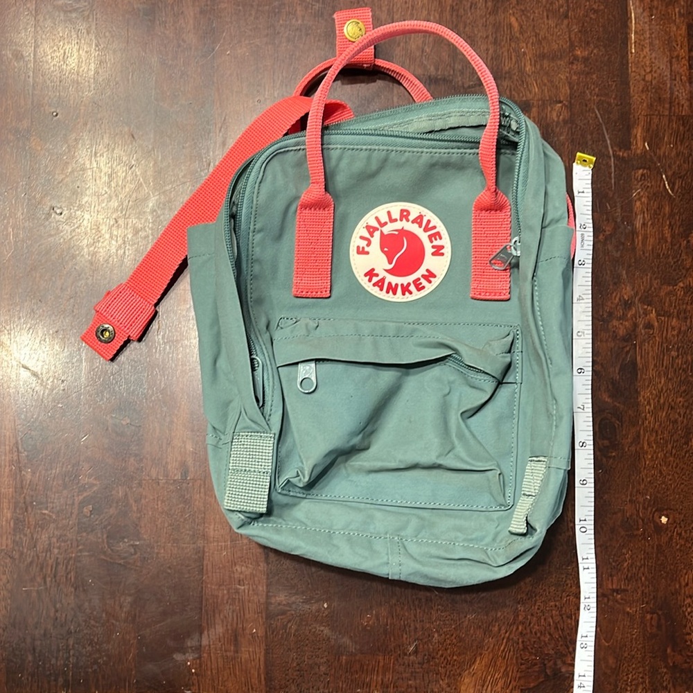 Fjallraven Kanken mini backpack in Seagreen
